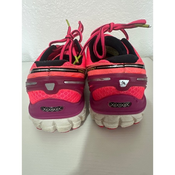 Brooks Transcend Running Shoes Women's Athletic Sneakers Hot Pink Comfort - Picture 4 of 9
